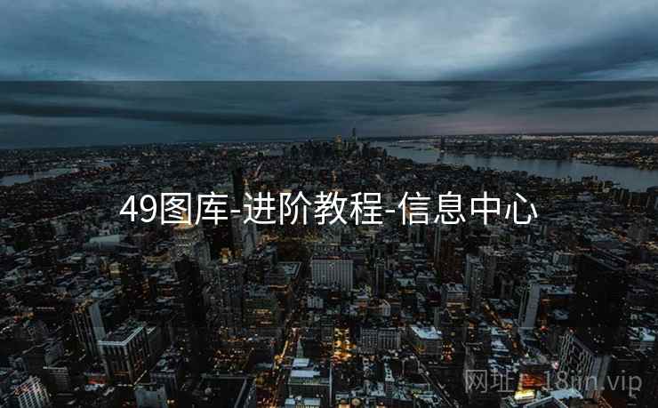 49图库-进阶教程-信息中心